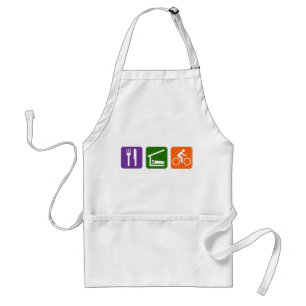 Eat Sleep Biking Standard Apron