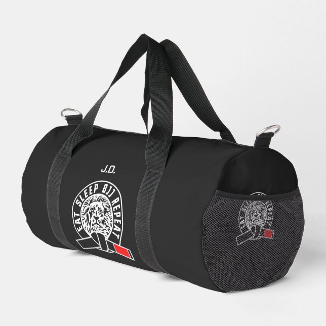 Eat Sleep BJJ Repeat "Customisable" Small Gi Duffle Bag (Right Corner)