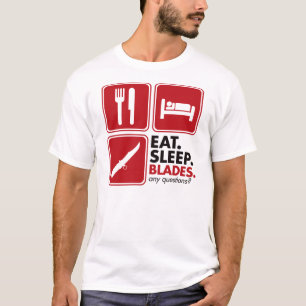 Eat Sleep Blades - Red T-Shirt