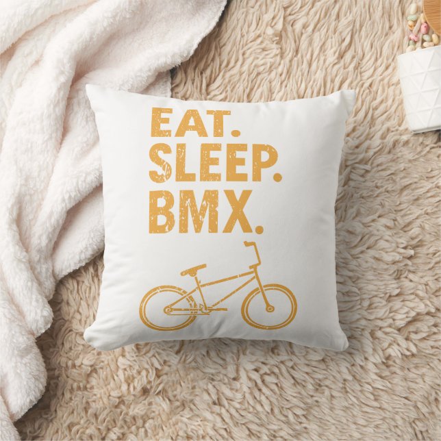 Eat, Sleep, BMX Cushion (Blanket)