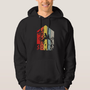 Eat Sleep Bmx Repeat Bicycle Funny Motocross Hoodie