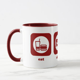 Eat. Sleep. Box. Mug