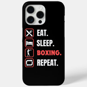 Eat Sleep Boxing Repeat iPhone 15 Pro Max Case
