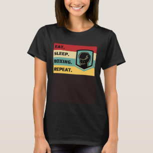 Eat Sleep Boxing Repeat Sports Fighter Coach Cool T-Shirt