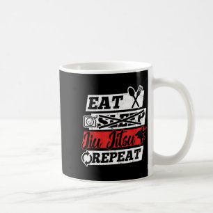 Eat Sleep Brazilian Jiu Jitsu Repeat - Brazilian Coffee Mug