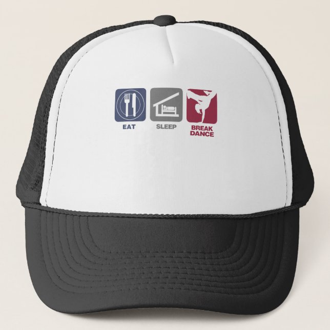Eat Sleep Breakdance - Girl Trucker Hat (Front)
