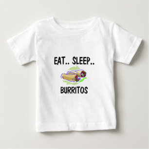 Eat Sleep BURRITOS Baby T-Shirt