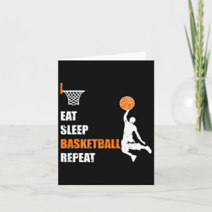 Eat Sleep Bysketbyll Repeat Bysketbyll Boys And Gi Card