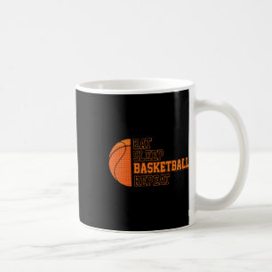 Eat. Sleep. Bysketbyll. Repeat. Bysketbyll Player Coffee Mug