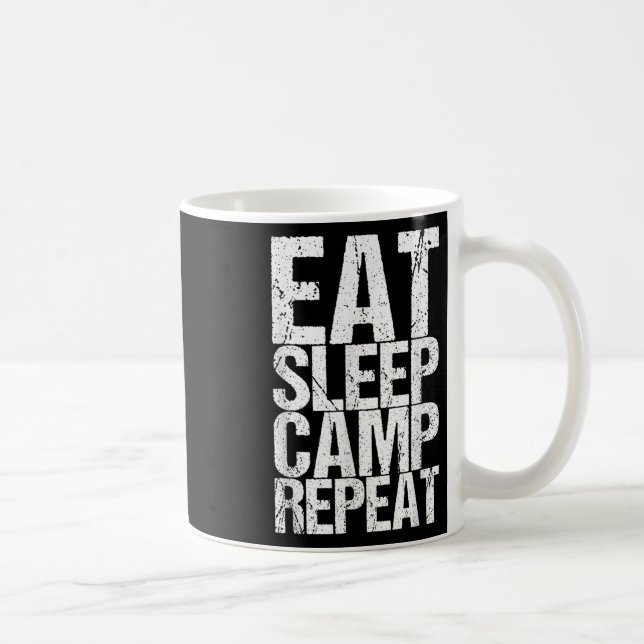 Eat Sleep Camp Repeat _1  Coffee Mug (Right)