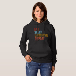 EAT SLEEP CAMPING REPEAT HOODIE