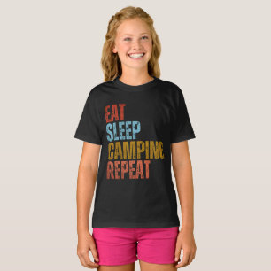 EAT SLEEP CAMPING REPEAT T-Shirt