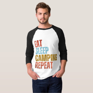EAT SLEEP CAMPING REPEAT T-Shirt