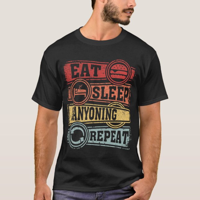 Eat Sleep Canyoning Repeat T-Shirt (Front)