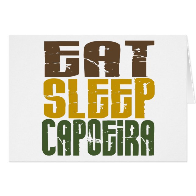 Eat Sleep Capoeira 1 (Front Horizontal)