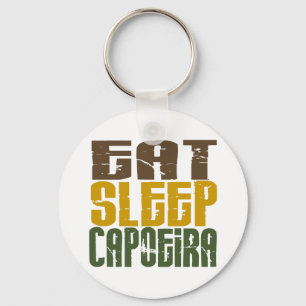 Eat Sleep Capoeira 1 Key Ring