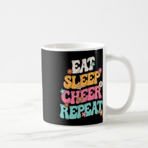 Eat Sleep Cheer Repeat Cheerleader Cheerleading Gi Coffee Mug