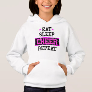 Eat Sleep Cheer Repeat Cheerleader T-Shirt
