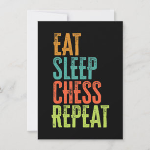 eat sleep chess repeat grand master coach legend invitation
