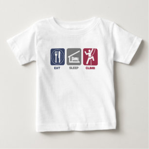 Eat Sleep Climb - Picto Baby T-Shirt