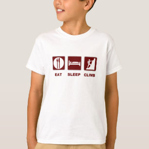Eat Sleep Climb T-shirt and gift design