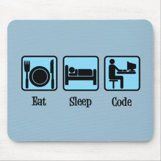 Eat Sleep Code Mouse Pad