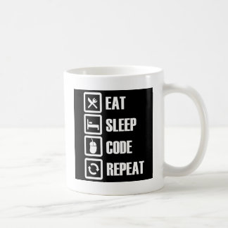 -eat-sleep-code-repeat coffee mug