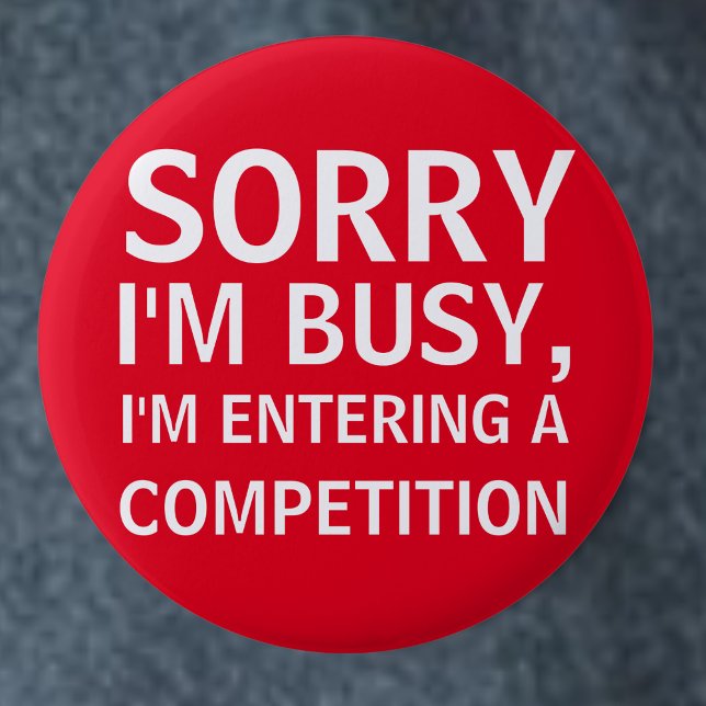 Eat Sleep Compeat Repeat - Funny Comping Hobbyist 6 Cm Round Badge (Creator Uploaded)