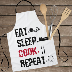 Eat, Sleep, Cook, Repeat... Apron