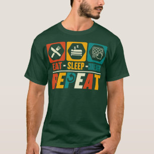 Eat Sleep Cookie Baking Repeat  Funny Cookie Baker T-Shirt