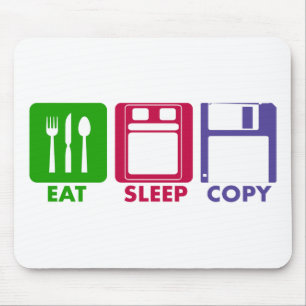 EAT SLEEP COPY MOUSE PAD