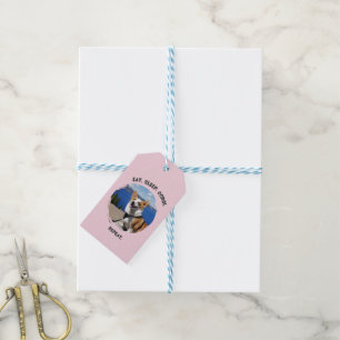 'Eat. Sleep. Corgi. Repeat.' Customisable Photo  Gift Tags