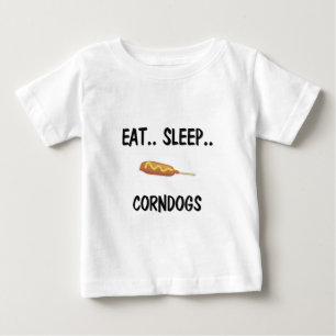 Eat Sleep CORNDOGS Baby T-Shirt
