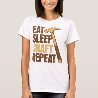 Eat Sleep Craft Repeat DIY T-Shirt