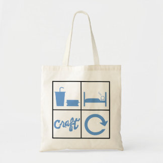 Eat Sleep Craft Repeat Tote Bag