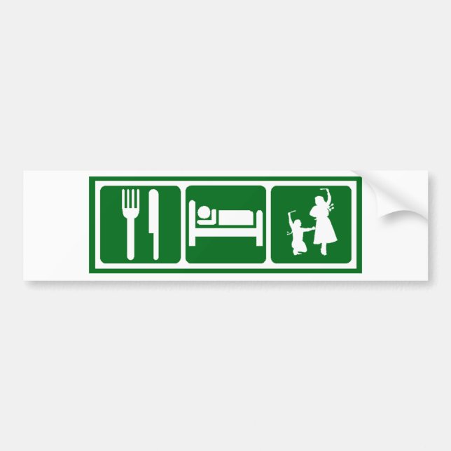 Eat,Sleep,Dabkeh Bumper Sticker (Front)