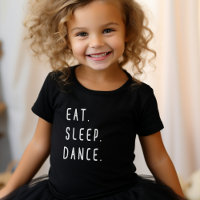 Eat Sleep Dance Ballerina Cute Girl