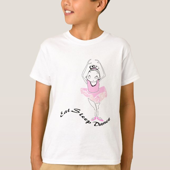 Eat Sleep Dance Ballet T-Shirt (Front)
