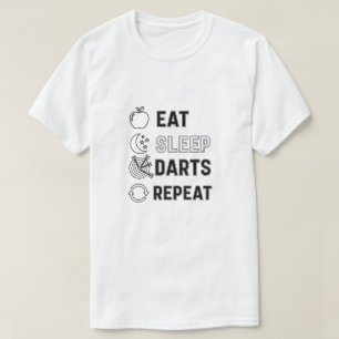 Eat Sleep Darts Repeat Gifts for Dart Player Men T-Shirt