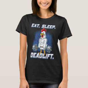 Eat Sleep Deadlift Gym Bodybuilding T-Shirt