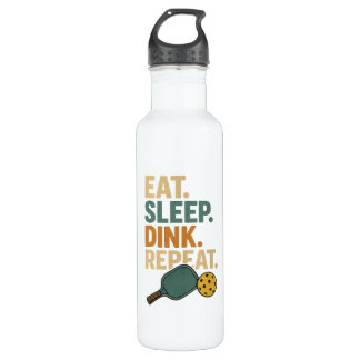 Eat. Sleep. Dink. Repeat.  710 Ml Water Bottle