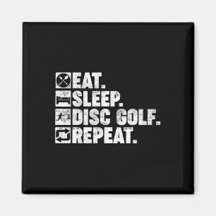 Eat Sleep Disc Golf Repeat Men Dad Grandpa Disc Go Magnet