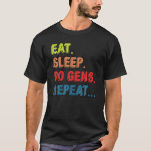 Eat Sleep Do Gens Repeat DBD Gaming Outfit T-Shirt