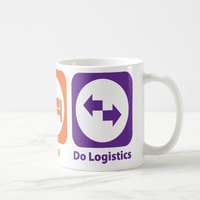 Eat Sleep Do Logistics Coffee Mug (Right)