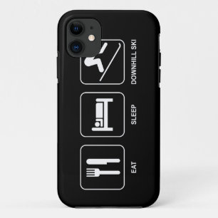 Eat Sleep Downhill Ski iPhone 11 Case