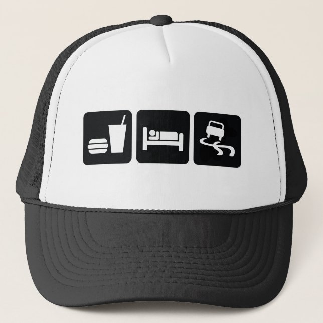 Eat Sleep Drift Trucker Hat (Front)