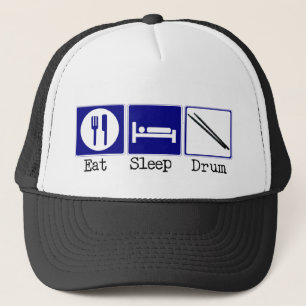 Eat, Sleep, Drum Trucker Hat