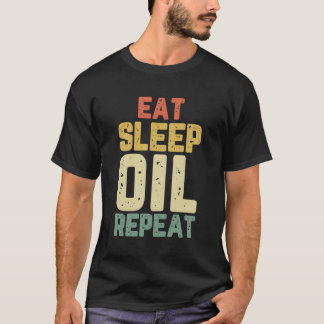 Eat Sleep Essential Oil Repeat Aromatherapy Funny  T-Shirt