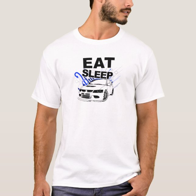 Eat Sleep Evo T-Shirt (Front)