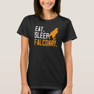Eat Sleep Falconry Falcon  Master Falconer T-Shirt